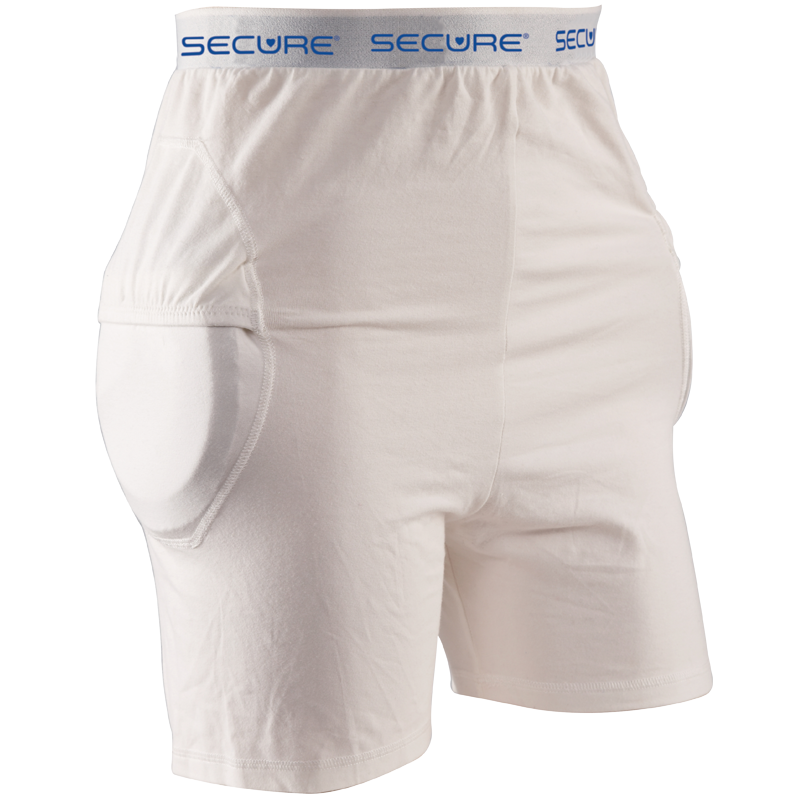 Secure Hip Protectors with Removable Hip and Tailbone Pads for Elderly