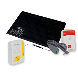 Caregiver Alert System Fall Alarm Monitor & Pager Alert MAT-1 Set