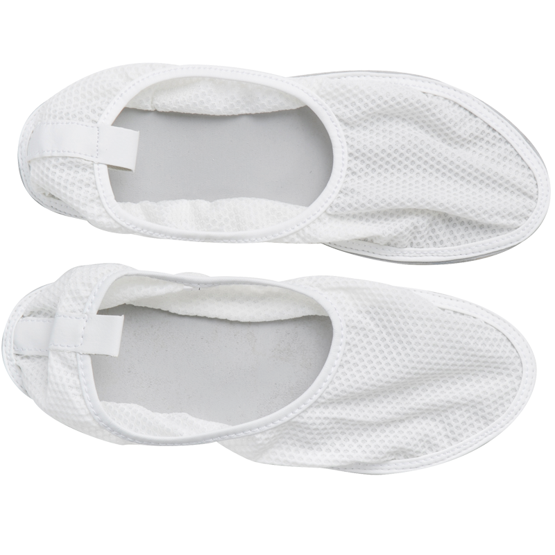 white shower shoes
