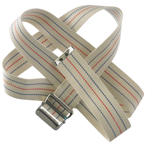 Secure® 60" Gait Belt with Metal Buckle - Striped