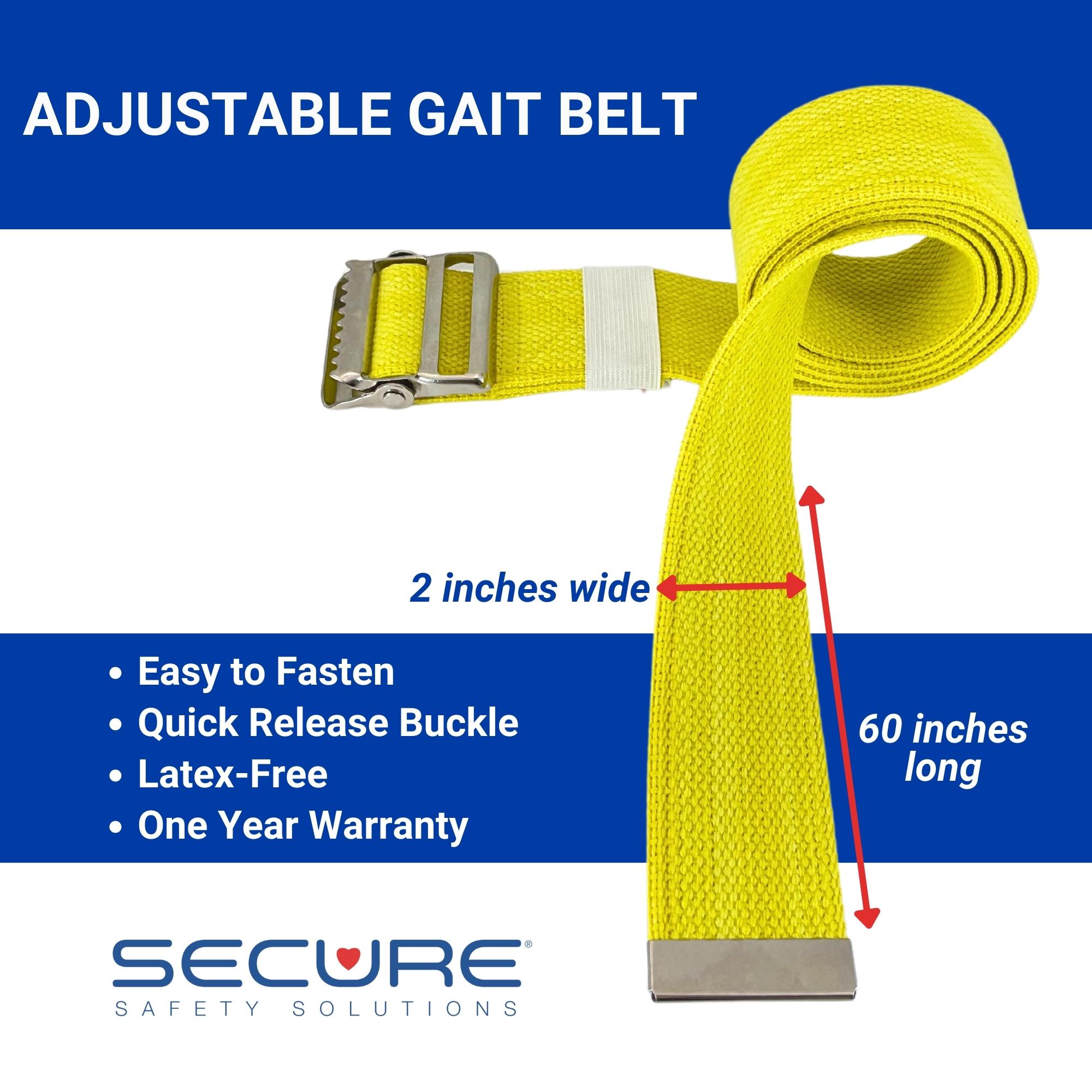 60 inch Gait Belt with YKK Plastic Buckle
