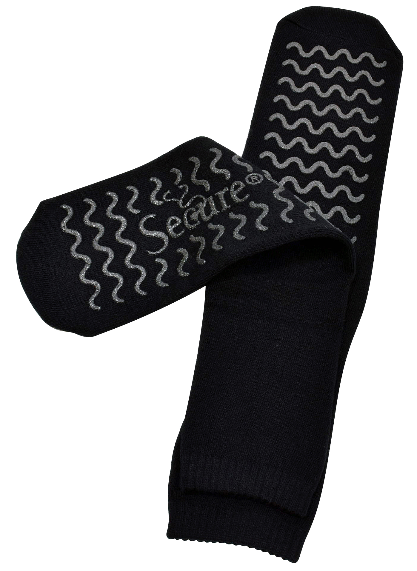 Non-slip Double Tread Fall Management Socks Small Red « Medical Mart